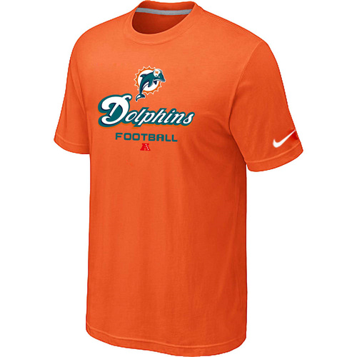 Nike Miami Dolphins Critical Victory NFL T-Shirt - Orange